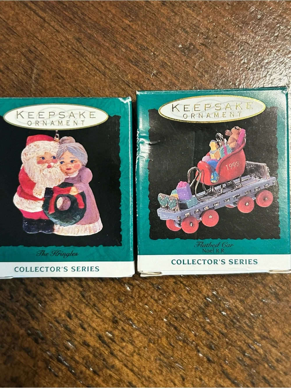 Hallmark Miniature Ornaments, Set of 5 Assorted Lot. Exc Condition